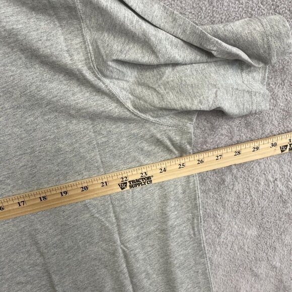 NWOT Lands' End Men's XL Gray Super-T Shirt 100% Cotton Short Sleeve Crewneck - Picture 5 of 8